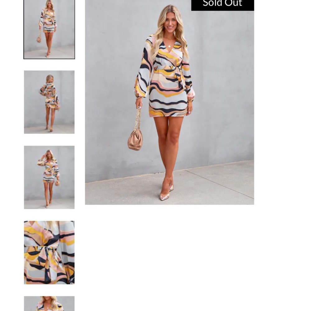 VICI satin retro print mini dress